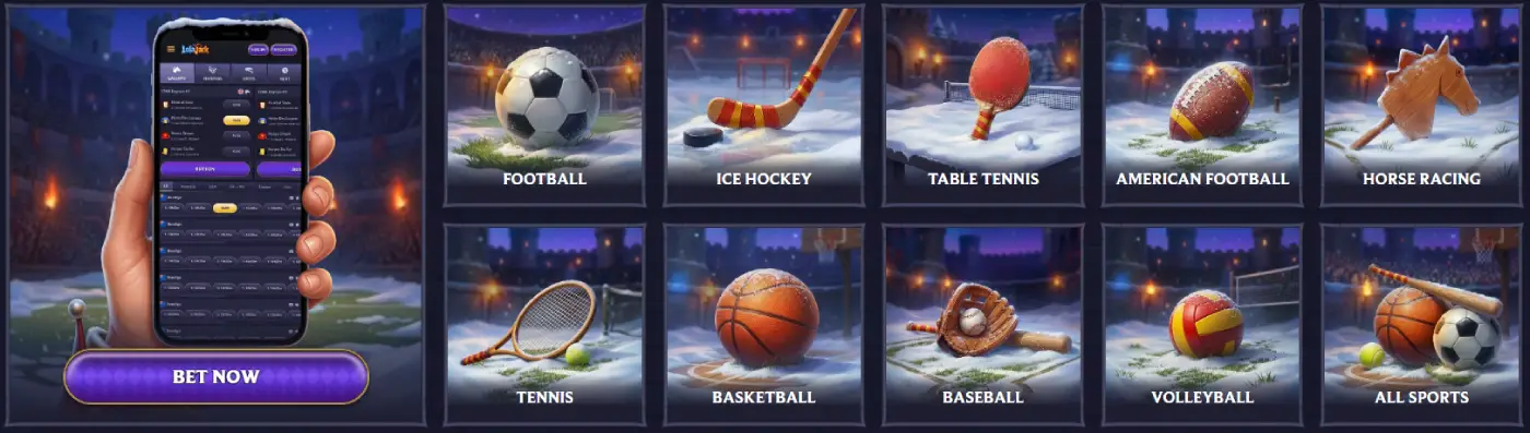 LolaJack Casino Sportsbook